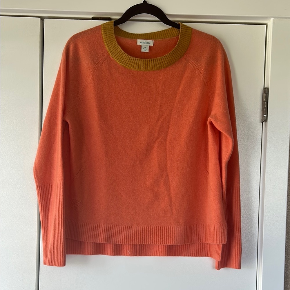 Sundance Orange & Gold Crew Neck Sweater